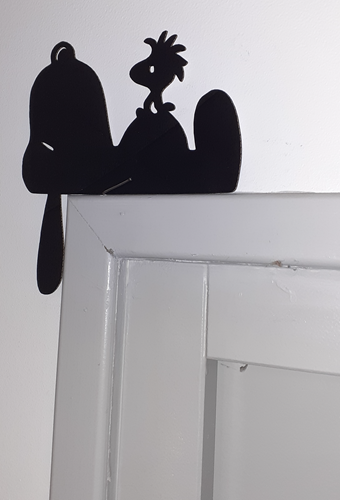 Décoration de porte - Snoopy